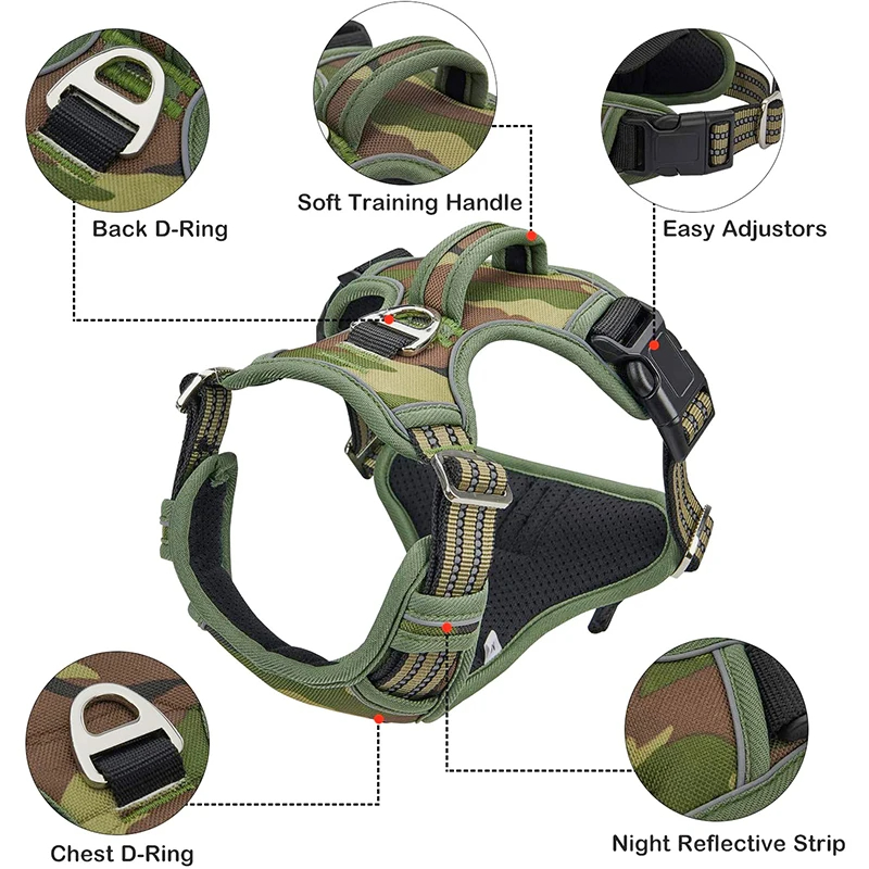 Photo inspiration: Picture Idea: No Pull Adjustable Easy Walk Tactical Dog Harness