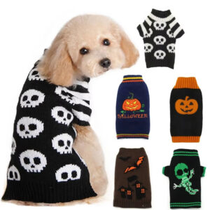 halloween theme turtleneck knitted pullover dog sweater (9)